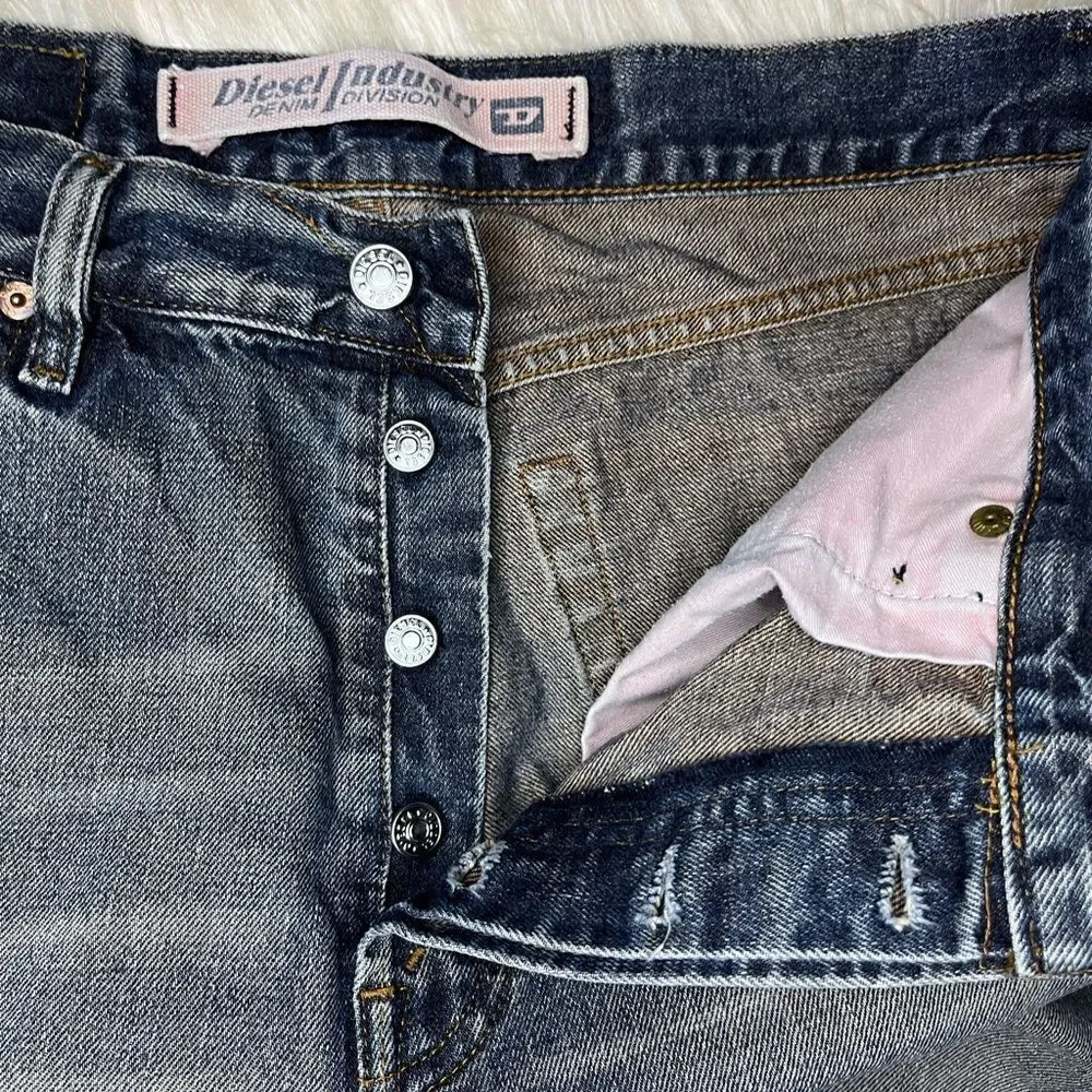 Diesel Industry vintage button fly relaxed denim jeans sz 33